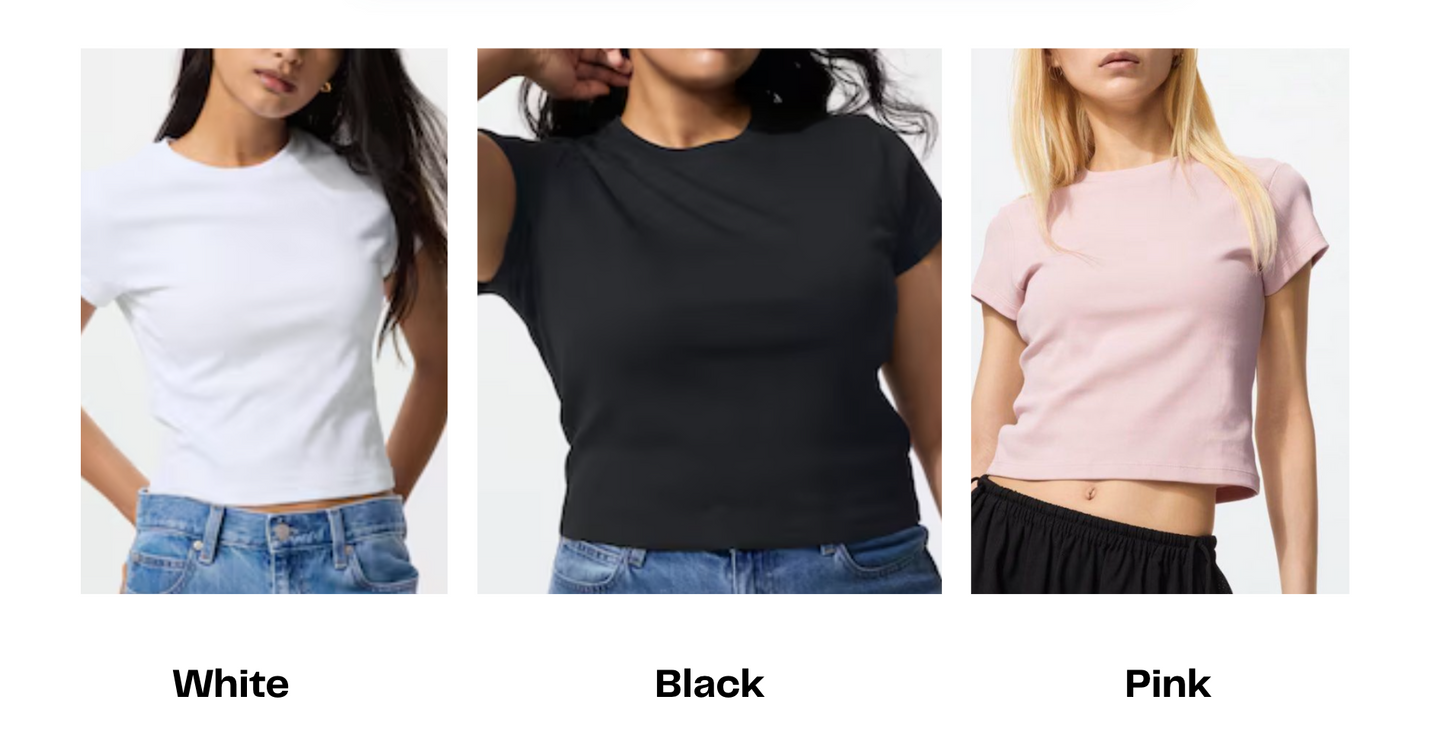 PRE ORDER - Custom Beaded Baby Tee